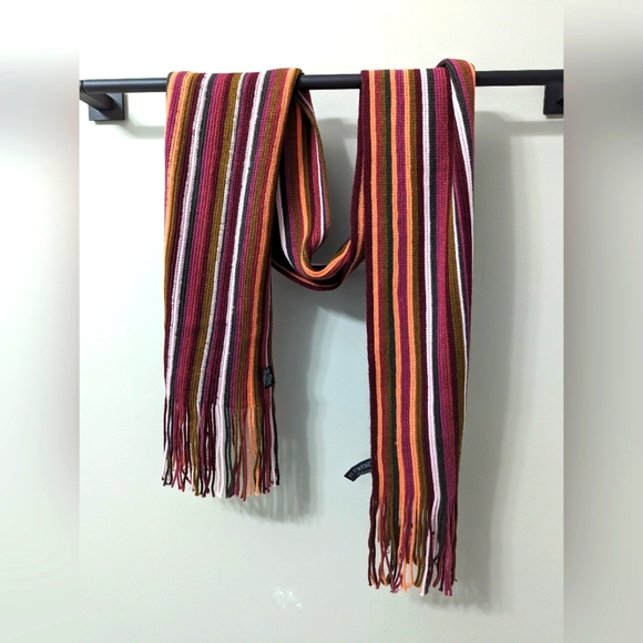 DI Firenze long fringed scarf. - Picture 1 of 3